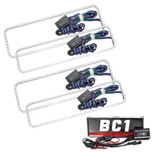 Ford F250 Headlight Halo Kit - ORACLE Lighting - ColorSHIFT with BC1 Controller - `05-`07